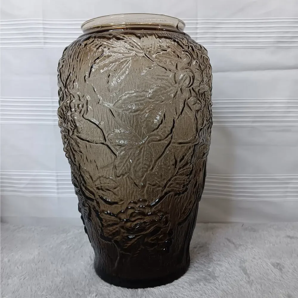 Indiana Glass embossed glass